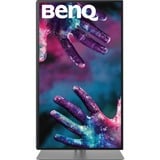 BenQ PD2725U 27" 4K UHD monitor Zwart/grijs, 2x HDMI, 1x DisplayPort, 2x Thunderbolt, USB-A, HDR10