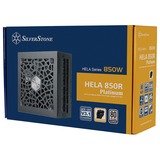 SilverStone HELA 850R Platinum, 850 Watt voeding  Zwart, 1x 12VHPWR, 4x PCIe, kabelmanagement