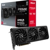 ASUS PRIME Radeon RX 9070 XT OC grafische kaart Grijs, 3x DisplayPort, 1x HDMI, RDNA4