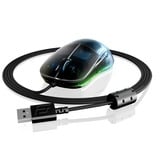 Endgame Gear XM1 RGB Dark Frost gaming muis Zwart/transparant, 50 - 16.000 dpi