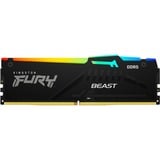 Kingston FURY 32 GB DDR5-5600 werkgeheugen Zwart, KF556C36BBEA-32, Beast RGB, EXPO