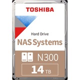 Toshiba N300 14 TB harde schijf SATA/600, 24/7