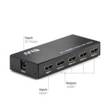 Club 3D HDMI Splitter 1x > 4x HDMI 4K 120Hz Zwart