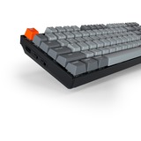 Keychron K8-D2, toetsenbord Grijs/grijs, US lay-out, Witte leds, TKL, ABS keycaps, Bluetooth