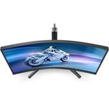 Philips Evnia 27M2C5500W 27" Curved gaming monitor Zwart, 240 Hz, HDMI, DisplayPort, USB, AMD FreeSync