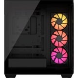 Corsair iCUE LINK 3500X RGB midi tower behuizing Zwart | 2x USB-A | 1x USB-C | RGB | Tempered Glass