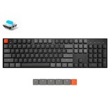 Keychron K1-N2, toetsenbord Grijs/grijs, US lay-out, Gateron Low Profile Blue, RGB leds, ABS keycaps, Bluetooth