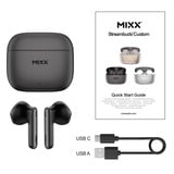 MIXX StreamBuds Custom 2 True Wireless Earbuds  headset Zwart