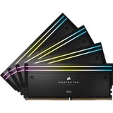 Corsair 96 GB DDR5-6000 Quad-Kit werkgeheugen Zwart, CMP96GX5M4B6000C30, Dominator Titanium RGB, XMP