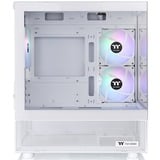 Thermaltake  mini tower behuizing Wit | 2x USB-A | RGB | Window