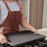 Victoria Omkeerbare Bakplaat 50 x 35 cm grillplaat Zwart