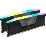 Corsair 96 GB DDR5-5600 (4x 24 GB) Quad-Kit werkgeheugen Zwart, CMH96GX5M4B5600C40, Vengeance, RGB, XMP 3.0