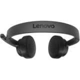 Lenovo Wireless VoIP Headset on-ear  Zwart, Bluetooth 5.3