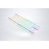 Razer Deathstalker V2 Pro TKL, gaming toetsenbord Wit, US lay-out, Razer Linear Optical (Red), RGB leds, ABS keycaps, Bluetooth