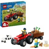 LEGO City - Rode tractor met aanhanger en schapen Constructiespeelgoed 60461