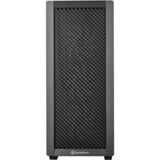 SilverStone FARA 515XR midi tower behuizing Zwart | 2x USB-A | Tempered Glass