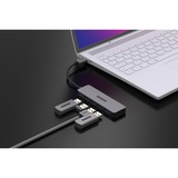 Sitecom USB-A naar 4x USB-A usb-hub Grijs