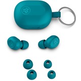 JLab Jbuds Mini Wireless headphones in-ear oortjes Blauwgroen, Bluetooth 5.3