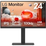 LG 24BA650 23.8" monitor Zwart, HDMI, DisplayPort, Audio, USB-C