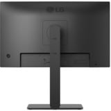 LG 24BA650 23.8" monitor Zwart, HDMI, DisplayPort, Audio, USB-C