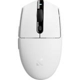 MCHOSE G3 draadloze gaming muis Wit, tot 12.000 dpi, Bluetooth, 2,4 GHz