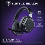 Turtle Beach Stealth 700 Gen3 Draadloze gaming headset over-ear  Zwart, PC, PS5™, PS4™ en mobiele apparaten met Bluetooth®, incl. Steam Deck™