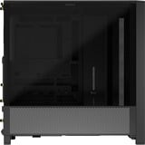 Corsair FRAME 4000D midi tower behuizing Zwart | 2x USB-A | 1x USB-C | Tempered Glass