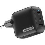 Sitecom 100W GaN Power Delivery Wall Charger Zwart