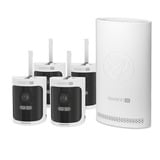 Swann AllSecure4K Wireless Security Kit met 4x Wire-Free Cameras & NVR Tower Wit/zwart