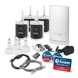 Swann AllSecure4K Wireless Security Kit met 4x Wire-Free Cameras & NVR Tower Wit/zwart