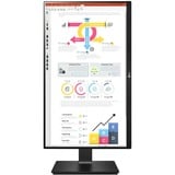 LG UltraFine 24QP750P-B 23.8" monitor Zwart, 1x HDMI, 1x DisplayPort, USB-A, USB-C, HDR 10, AMD FreeSync