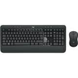 Logitech MK540 Advanced - Draadloze toetsenbord- en muiscombinatie, desktopset Donkergrijs, ES lay-out, 1000 dpi