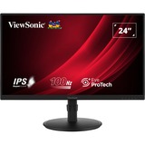 ViewSonic VG2408A-MHD 24" monitor Zwart, 1x HDMI, 1x DisplayPort, VGA, 100 Hz