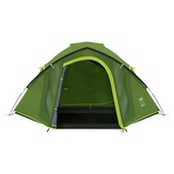 Coleman Darwin 3 Plus koepeltent Donkergroen/lichtgroen, met voorbouw, model 2025