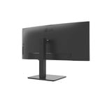 LG 34BA85QE 34" Curved UltraWide monitor Zwart, HDMI, DisplayPort, Audio, LAN, USB-C, Webcam