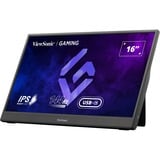 ViewSonic VX1654 draagbare gaming monitor 16"  Zwart, 1x Micro-HDMI, USB-C, sound, 144 Hz