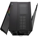 Corsair iCUE LINK 6500X RGB midi tower behuizing Zwart | 4x USB-A | 1x USB-C | RGB | Window