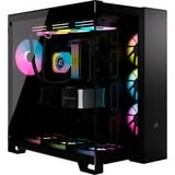 Corsair iCUE LINK 6500X RGB midi tower behuizing Zwart | 4x USB-A | 1x USB-C | RGB | Window