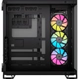 Corsair iCUE LINK 6500X RGB midi tower behuizing Zwart | 4x USB-A | 1x USB-C | RGB | Window