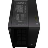 Corsair iCUE LINK 6500X RGB midi tower behuizing Zwart | 4x USB-A | 1x USB-C | RGB | Window