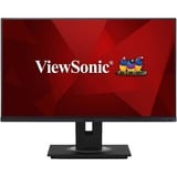 ViewSonic VG2448A-2 24" monitor Zwart (mat)/zilver, 1x HDMI, 1x DisplayPort, USB-C, USB-A, sound, 100Hz