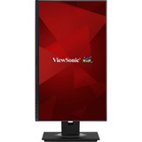 ViewSonic VG2448A-2 24" monitor Zwart (mat)/zilver, 1x HDMI, 1x DisplayPort, USB-C, USB-A, sound, 100Hz