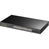 Cudy 24-GbE 4-SFP L2 Managed Gigabit Switch Zwart