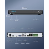 Reolink RLN36 netwerk video recorder Zwart, 36-kanaals, Tot 48 TB
