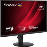 ViewSonic VG2708A 27" monitor Zwart, 1x HDMI, 1x DisplayPort, USB-C, USB-A, sound, 100 Hz