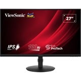 ViewSonic VG2708A 27" monitor Zwart, 1x HDMI, 1x DisplayPort, USB-C, USB-A, sound, 100 Hz