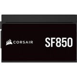 Corsair SF850, 850 Watt voeding  Zwart, 2x PCIe, 1x 12VHPWR, Kabelmanagement