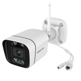 Foscam V8P, 4K/8MP dual-band WiFi beveiligingscamera Wit, met geluid- en lichtalarm