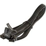 Seasonic 12VHPWR PCIe Adapter Kabel, 90° haaks Zwart, 75 cm