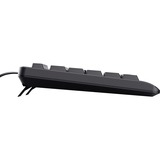 Trust Wired Keyboard, toetsenbord Zwart, US lay-out